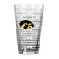 Iowa 16oz Chant Fade Pint Glass