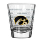 Iowa 2oz Chant Fade Shot Glass