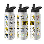 Iowa 34oz Multiple Herkys Quencher Bottle