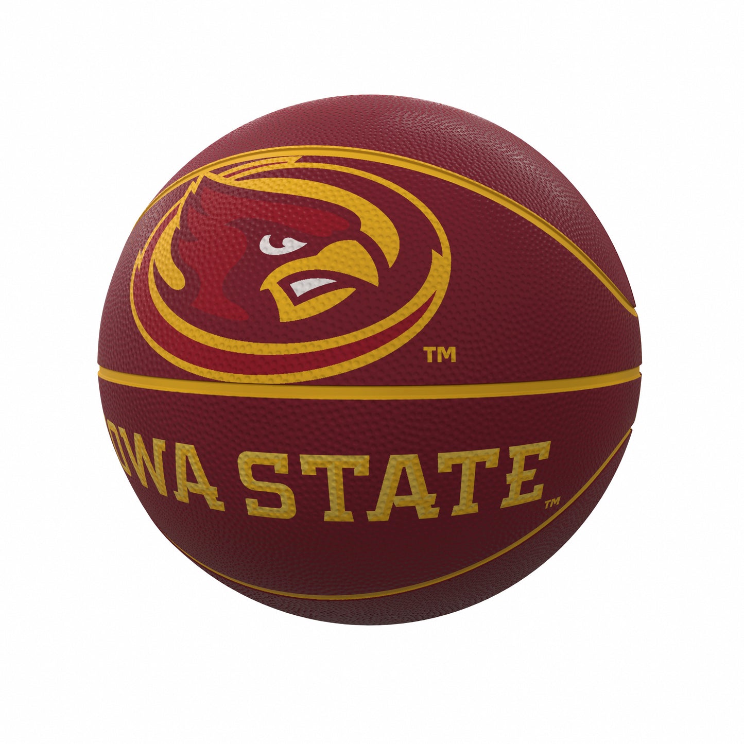IA State Mascot Official-Size Rubber Basketball