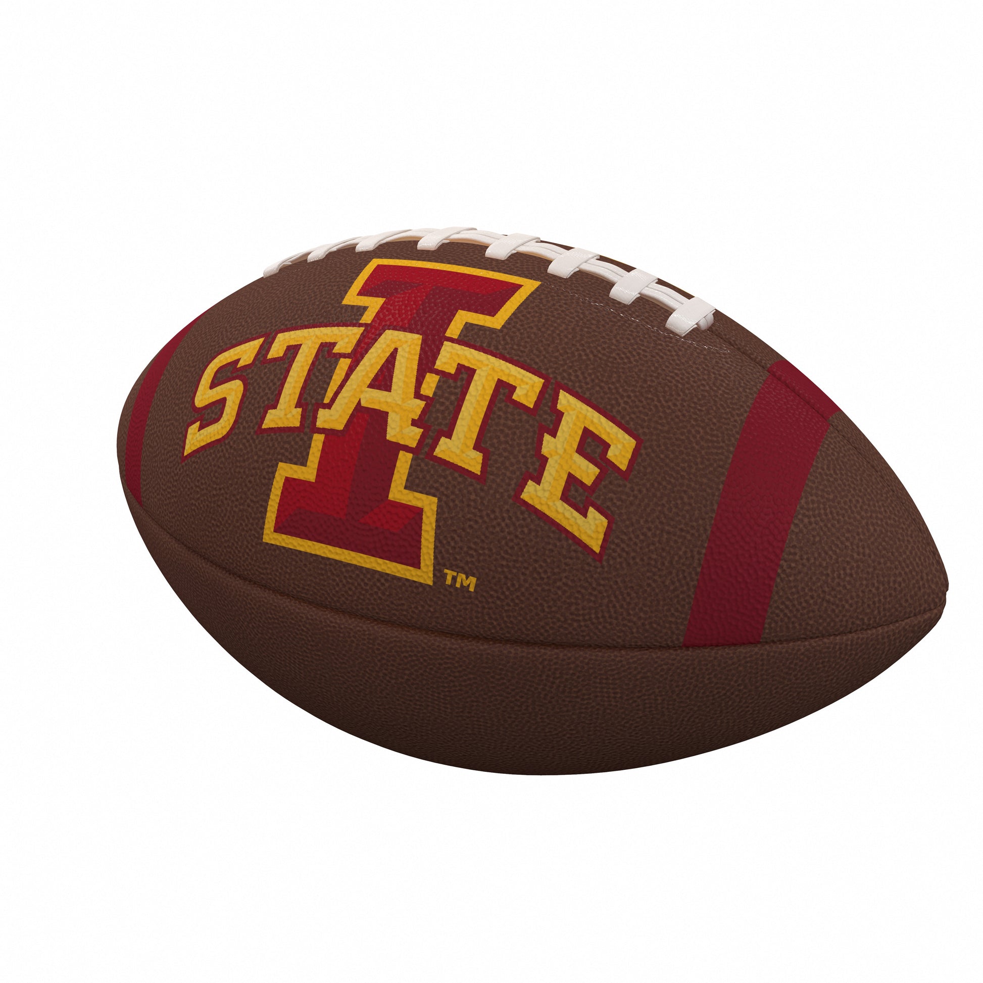 IA State Team Stripe Official-Size Composite Football