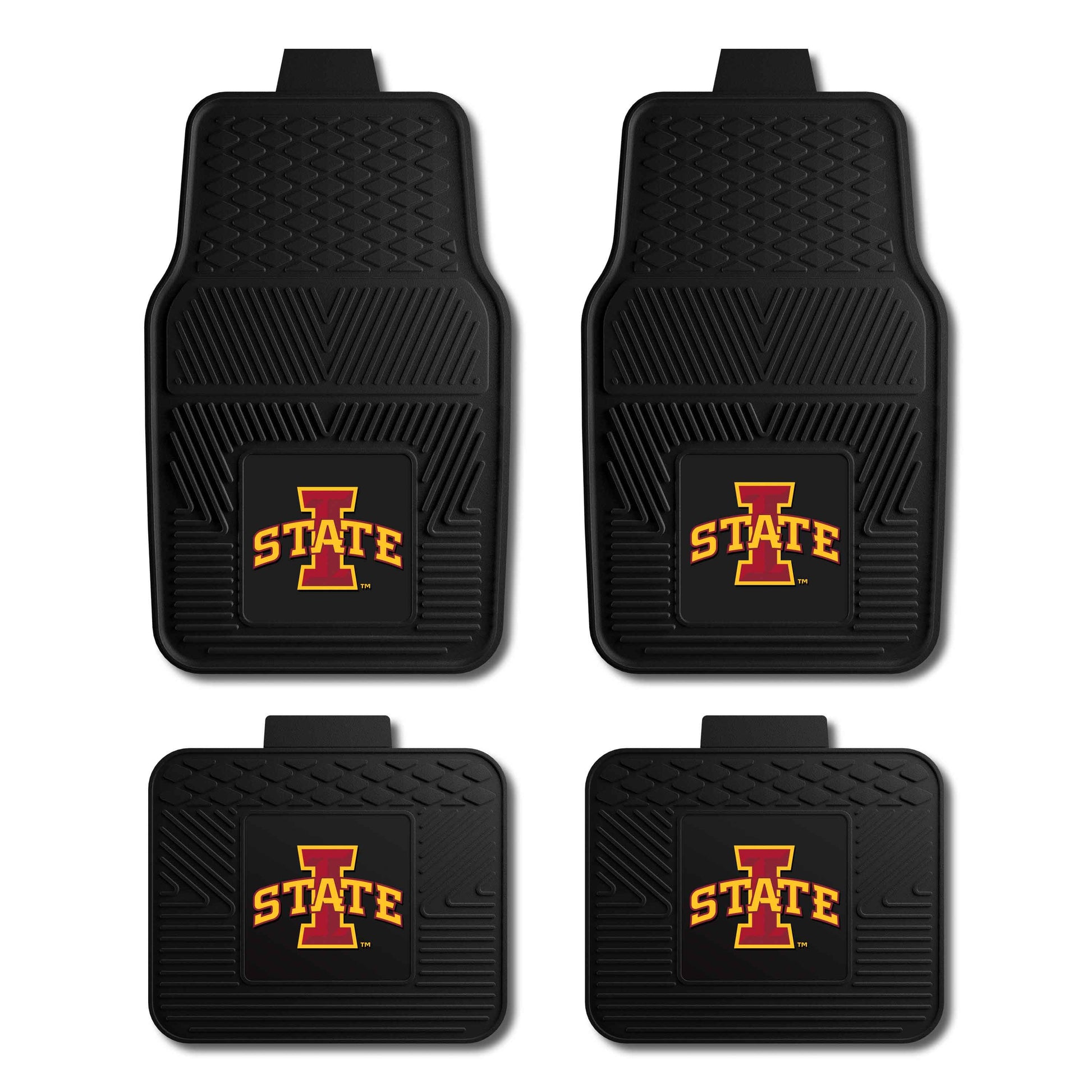 Iowa State 4pc Vinyl Car Mat Set