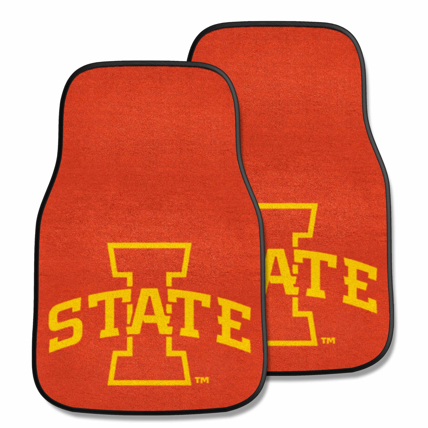 Iowa State University 2-pc Carpet Car Mat Set