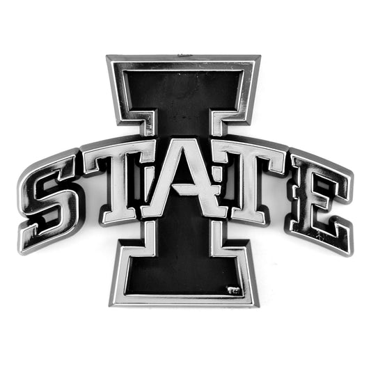 Iowa State University Plastic Chrome Emblem