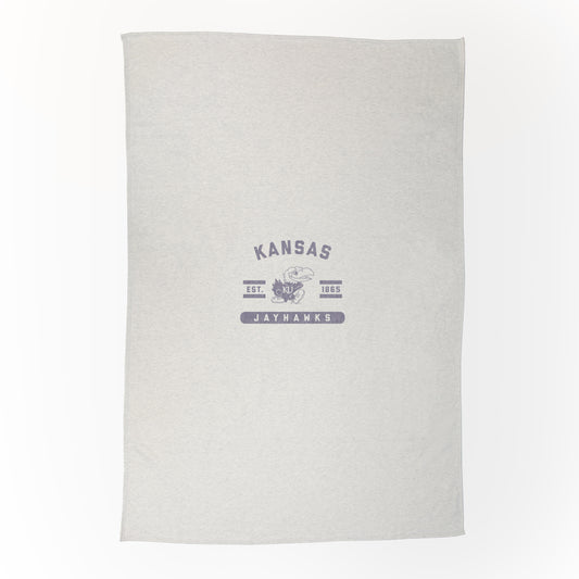 Kansas Sublimated Sweatshirt Blanket