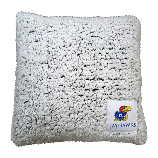 Kansas Campus Colors Frosty Throw Pillow