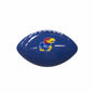 Kansas Carbon Fiber Mini-Size Glossy Football