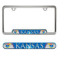 University of Kansas Embossed License Plate Frame