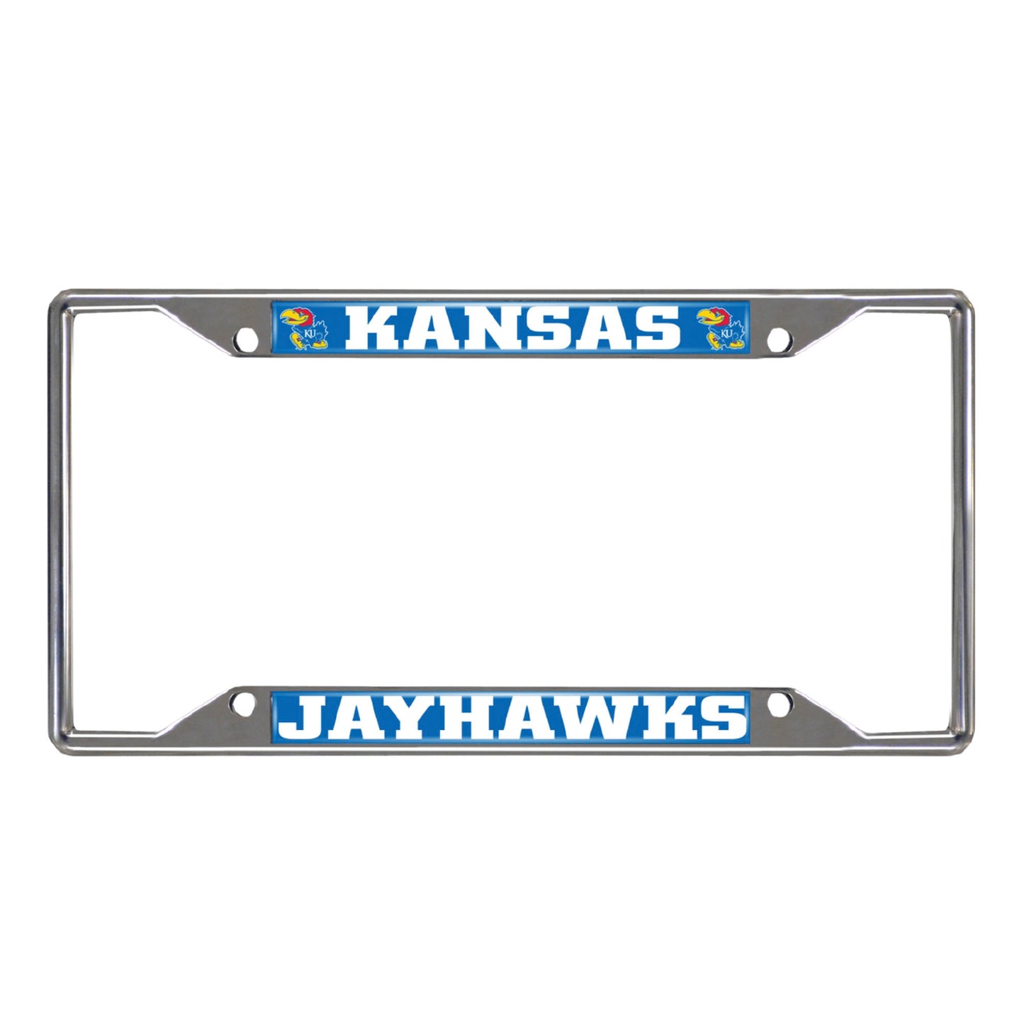 University of Kansas Chrome License Plate Frame