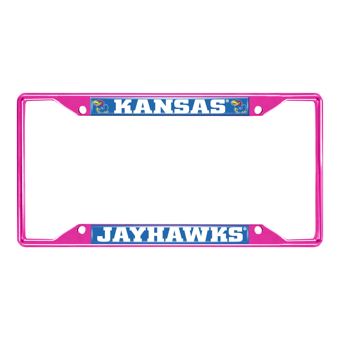 University of Kansas-Pink License Plate Frame