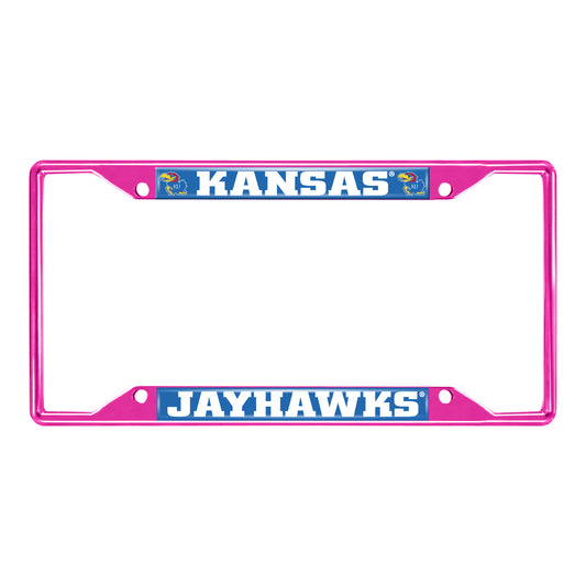 University of Kansas-Pink License Plate Frame