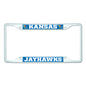 University of Kansas-White License Plate