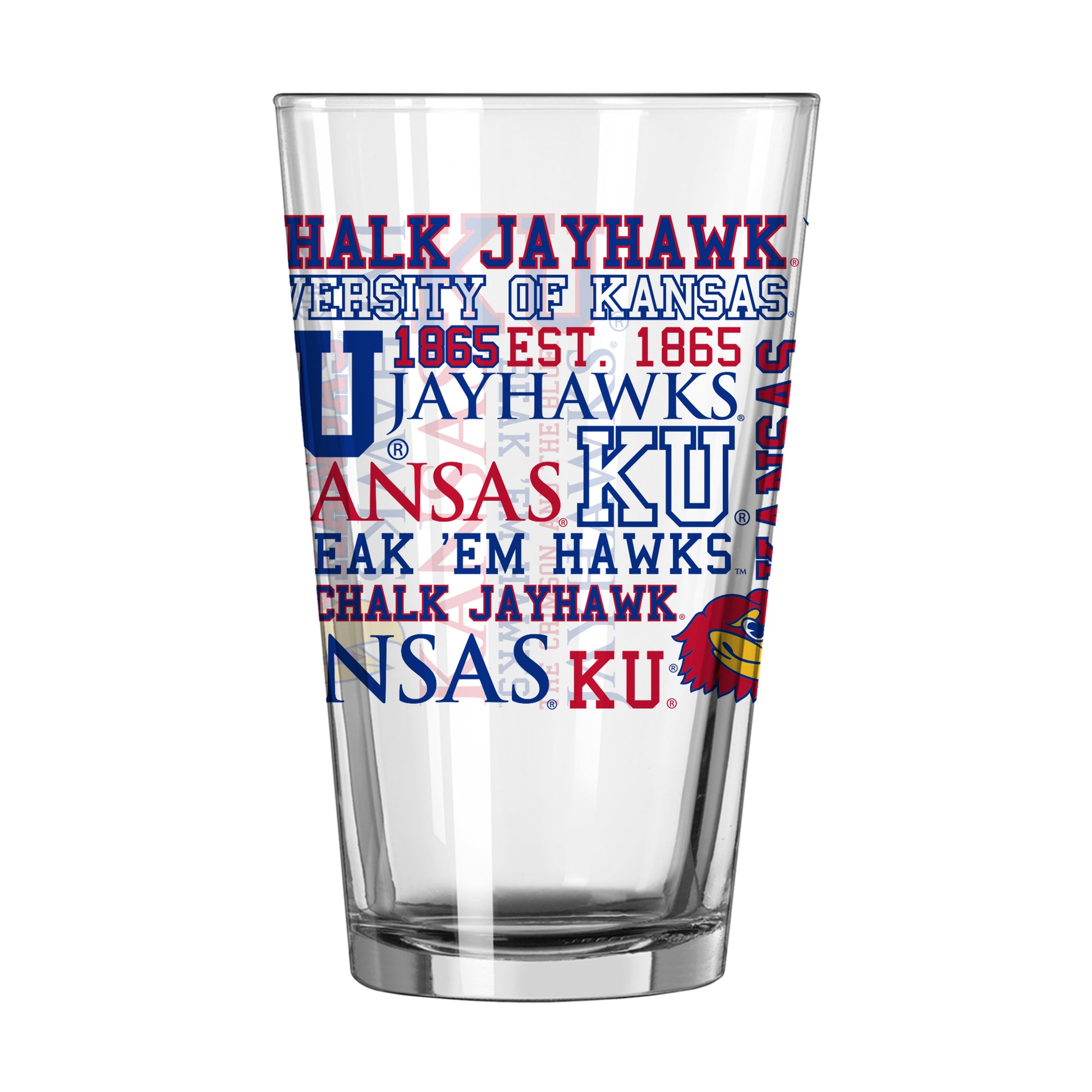 Kansas 16oz Spirit Pint Glass