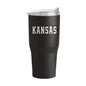 Kansas Vault 30oz Black Out Powder Coat Tumbler