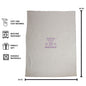Kansas State Sublimated Sweatshirt Blanket