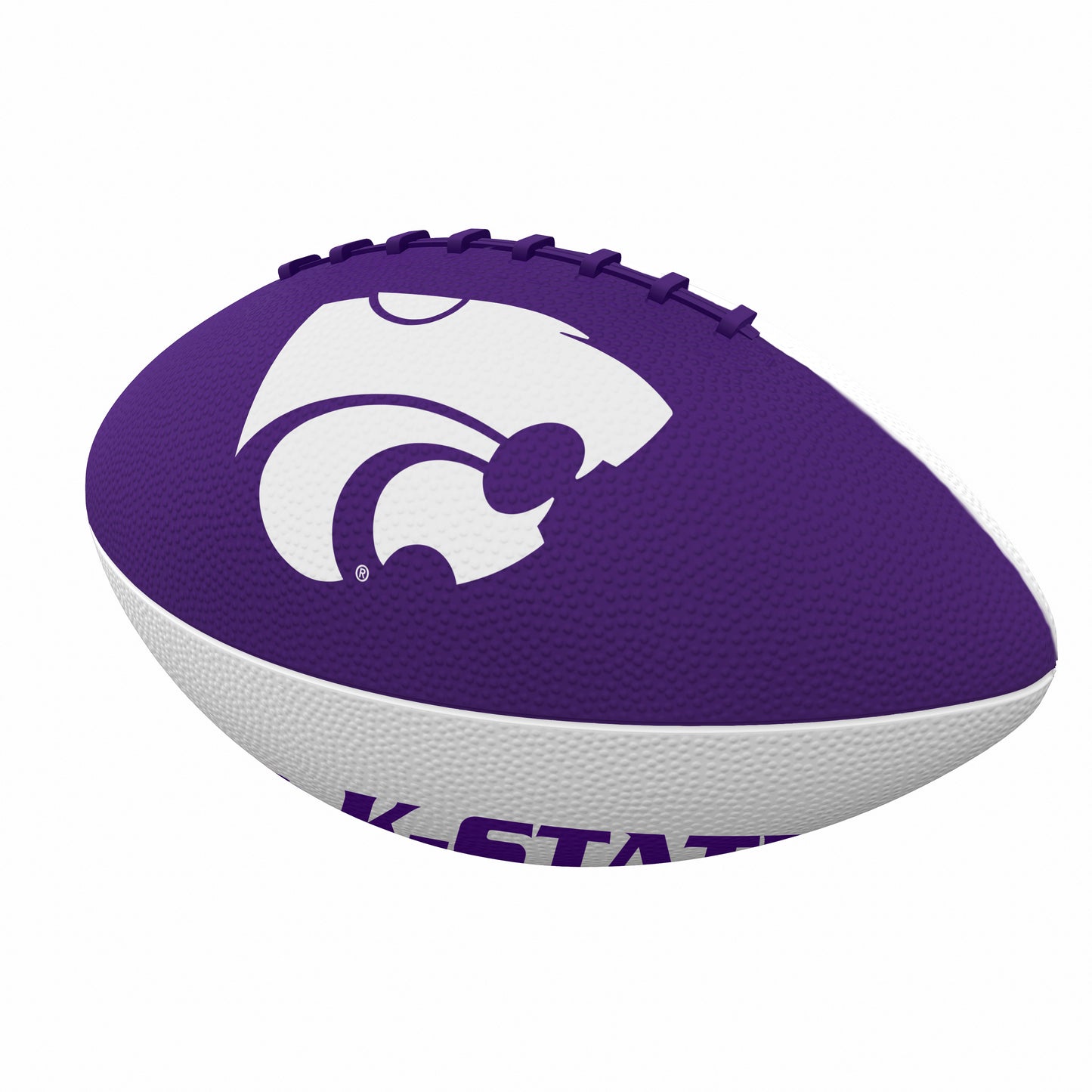 Kansas State Pinwheel Junior Size Rubber Football