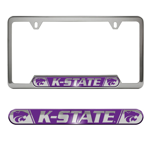 Kansas State University Embossed License Plate Frame