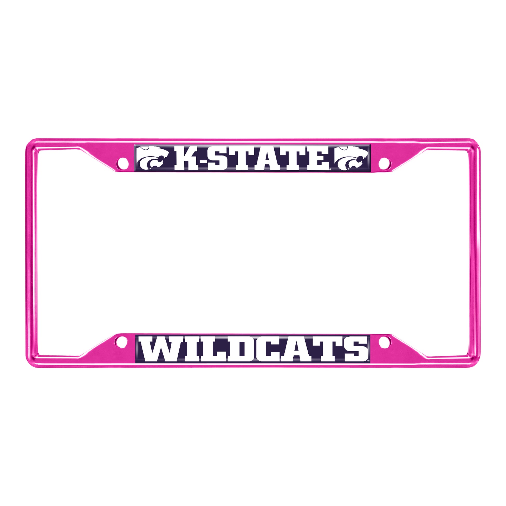 Kansas State University-Pink License Plate Frame