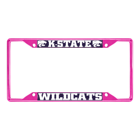 Kansas State University-Pink License Plate Frame