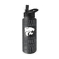Kansas State 34oz Black Replay Quencher Bottle