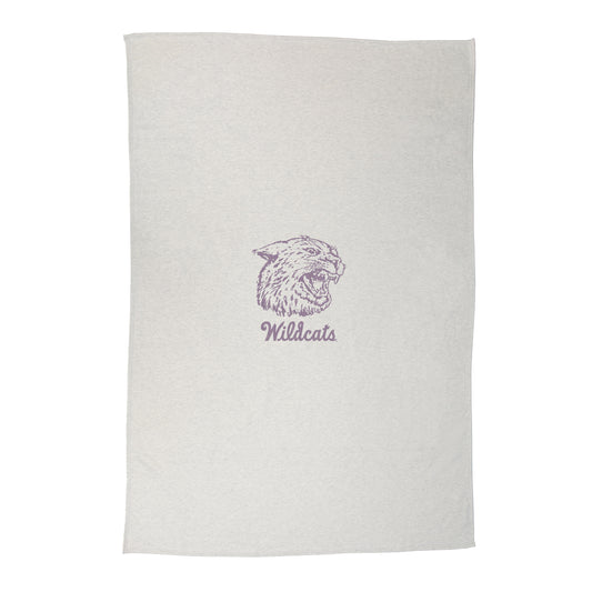 Kansas State Vault Alternate Sublimated Sweatshirt Blanket