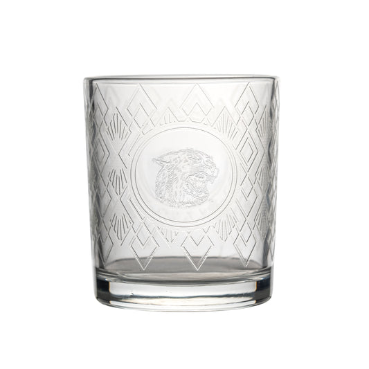 Kansas State Vault 12oz Diamond Stained Rocks Glass