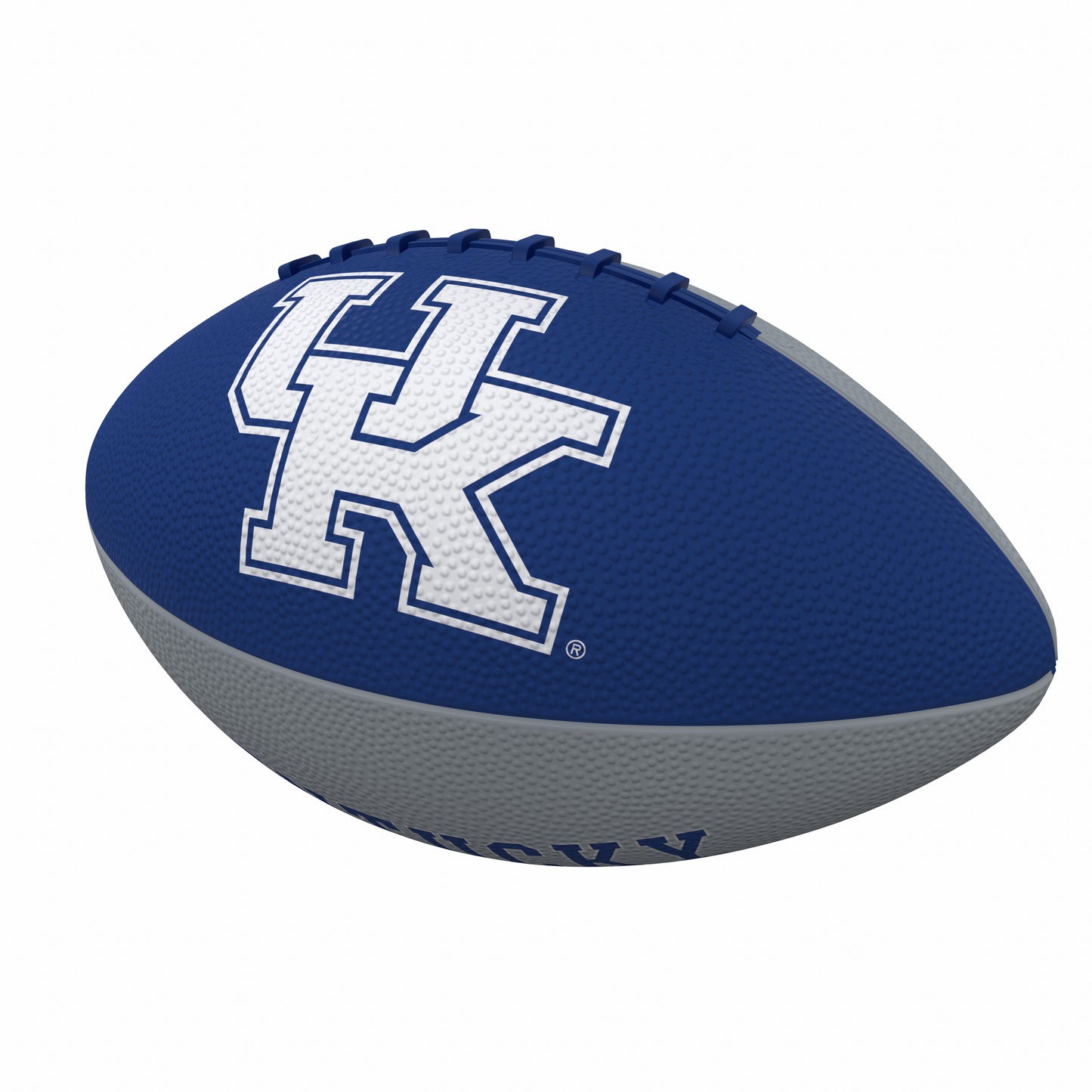 Kentucky Pinwheel Logo Junior Size Rubber Football