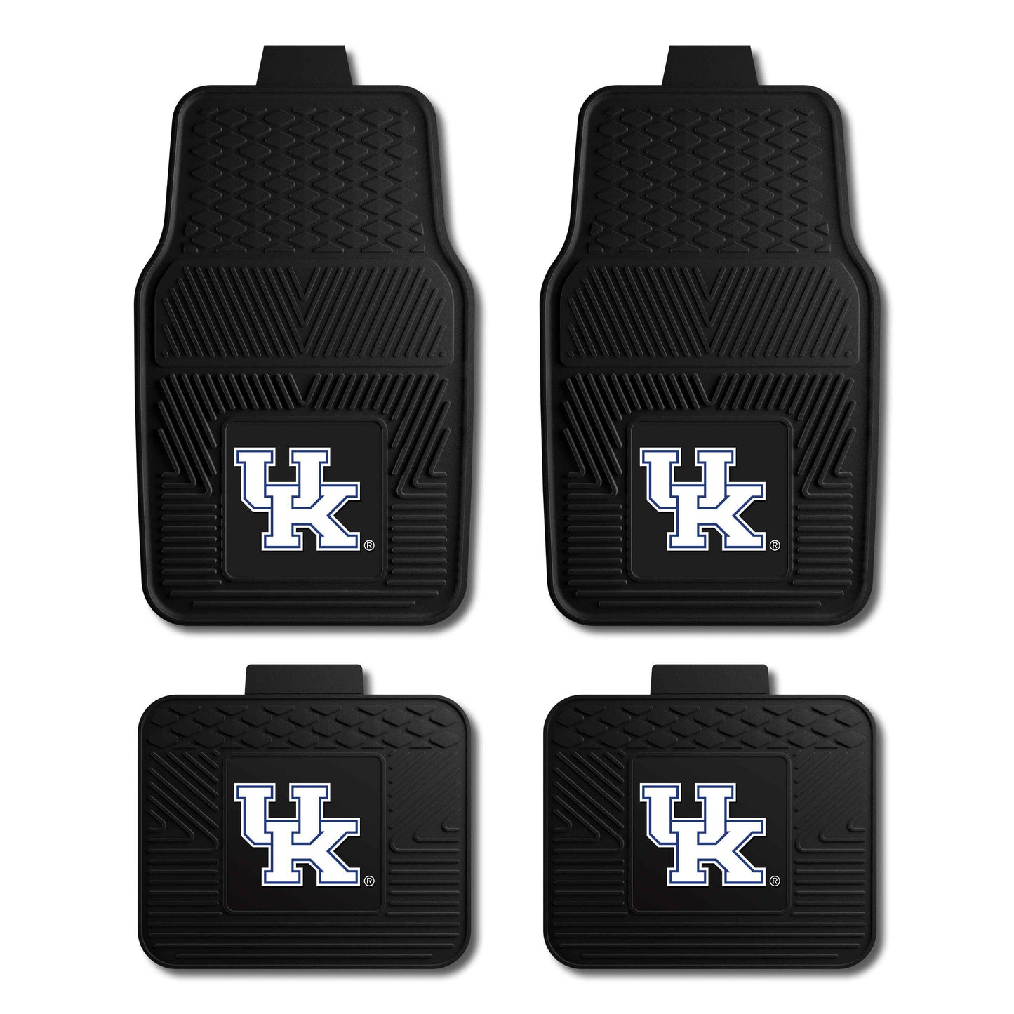 Kentucky 4-pc Vinyl Car Mat Set