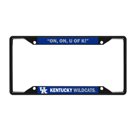 Kentucky License Black Trinity Plate Frame