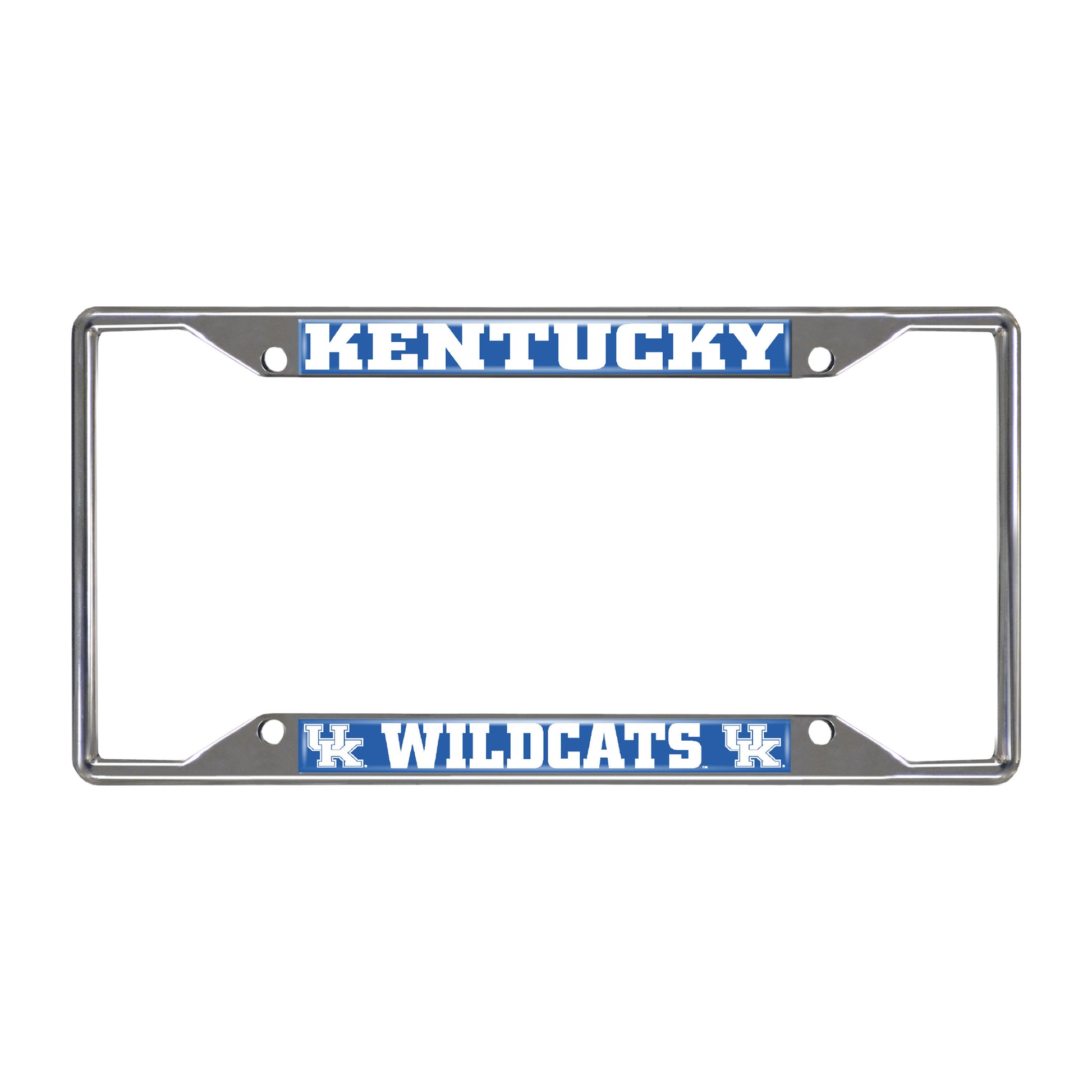 Kentucky Chrome License Plate Frame