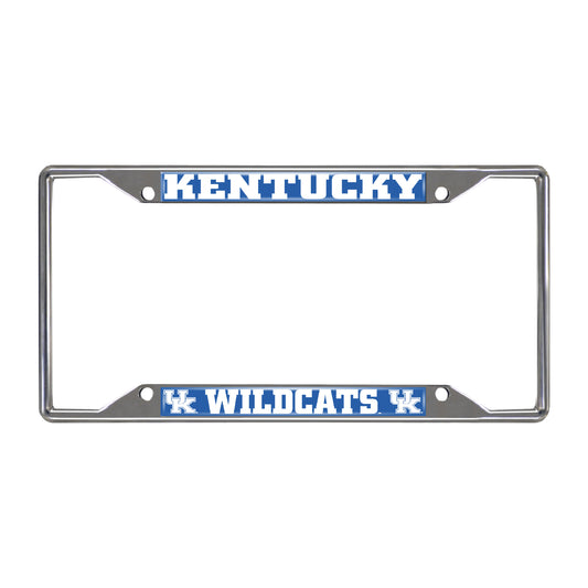 Kentucky Chrome License Plate Frame
