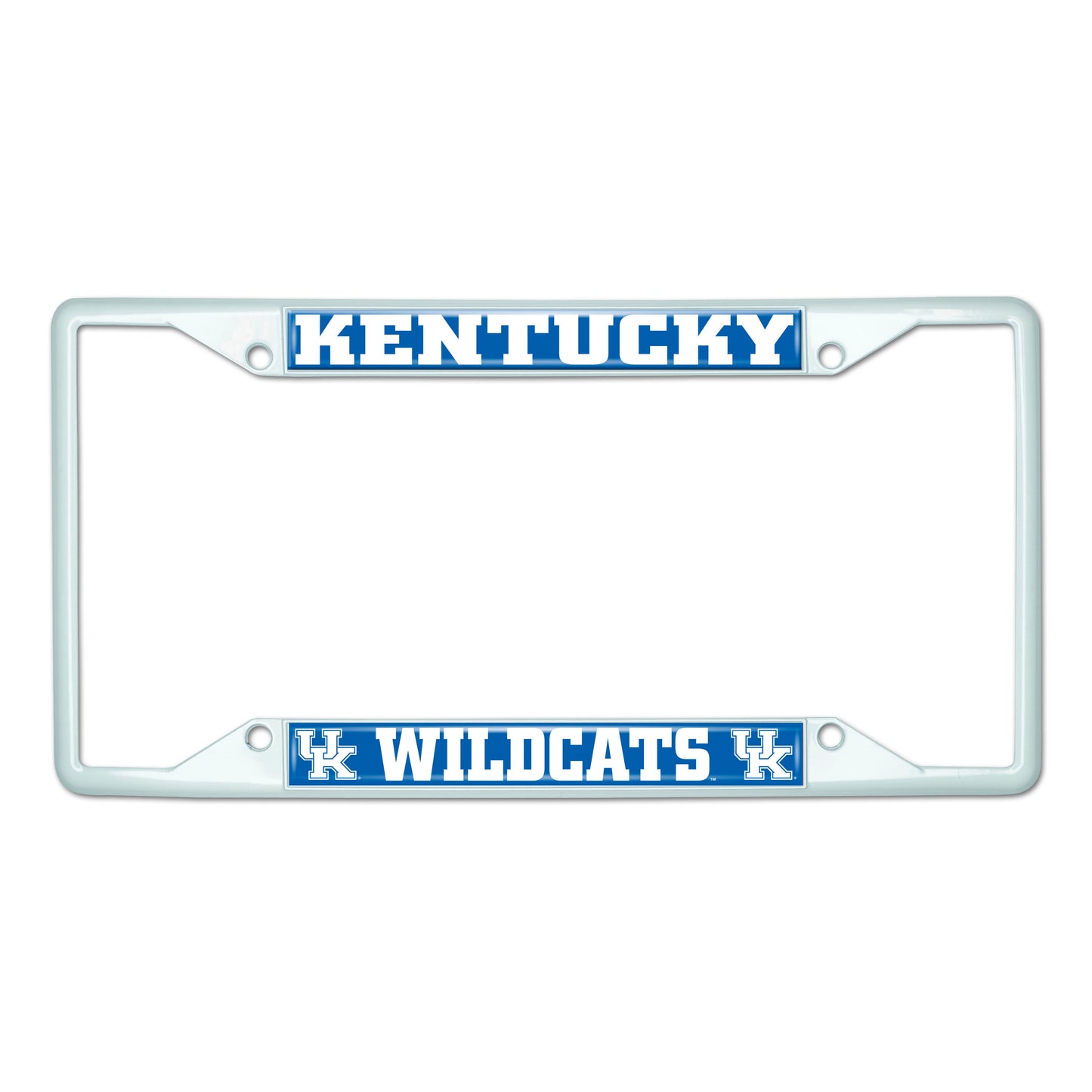 Kentucky-White License Plate