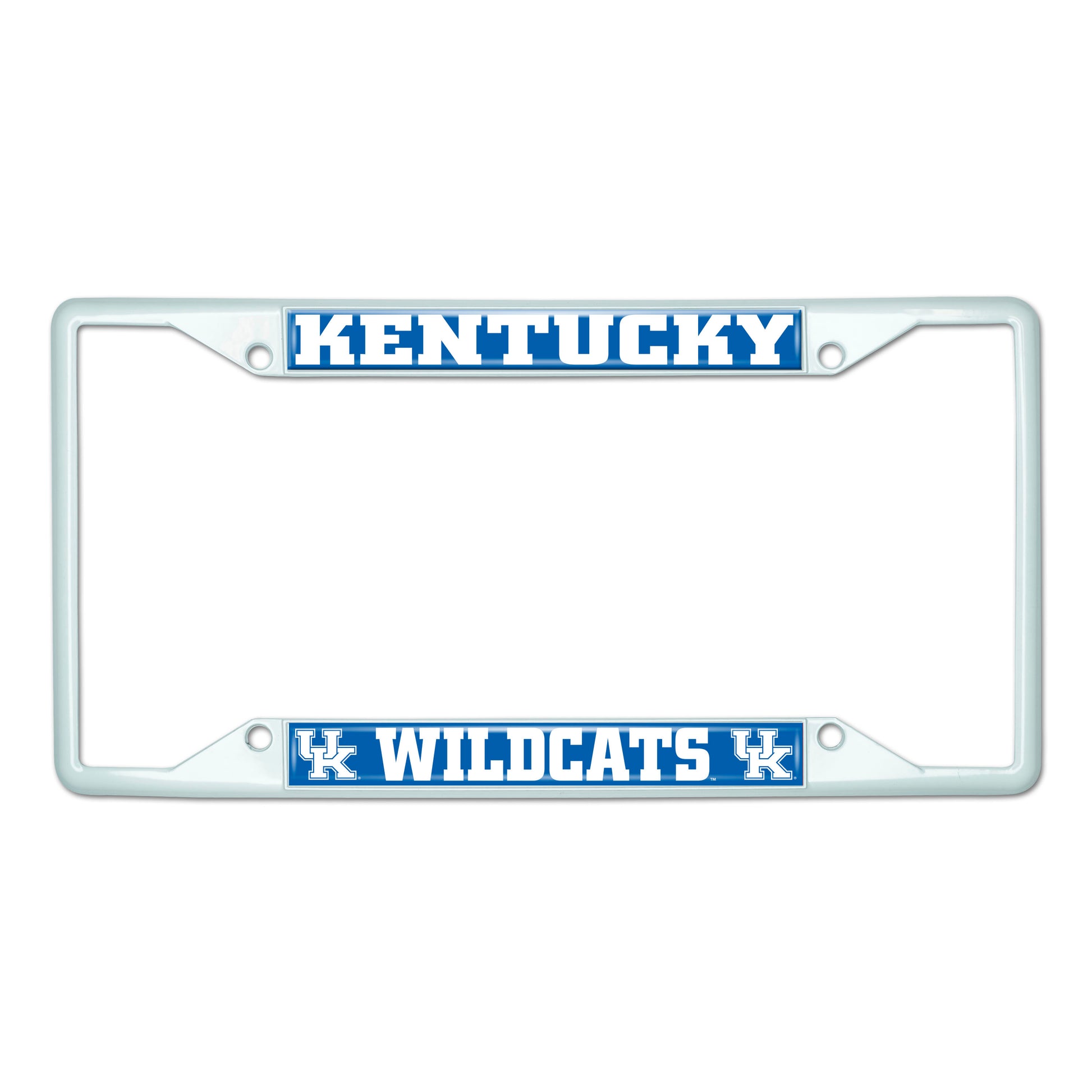 Kentucky-White License Plate