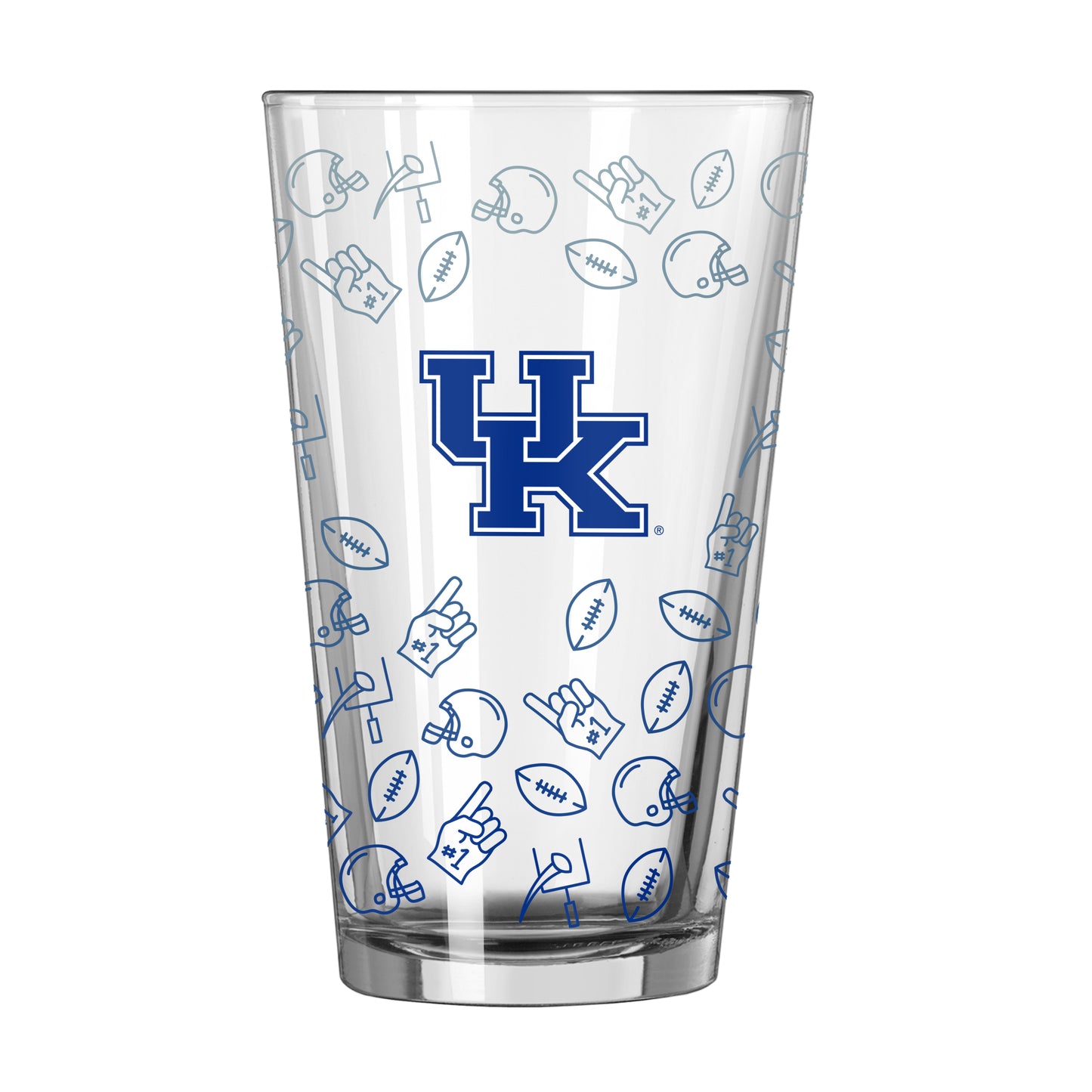 Kentucky 16oz Ombre Playmaker Pint Glass