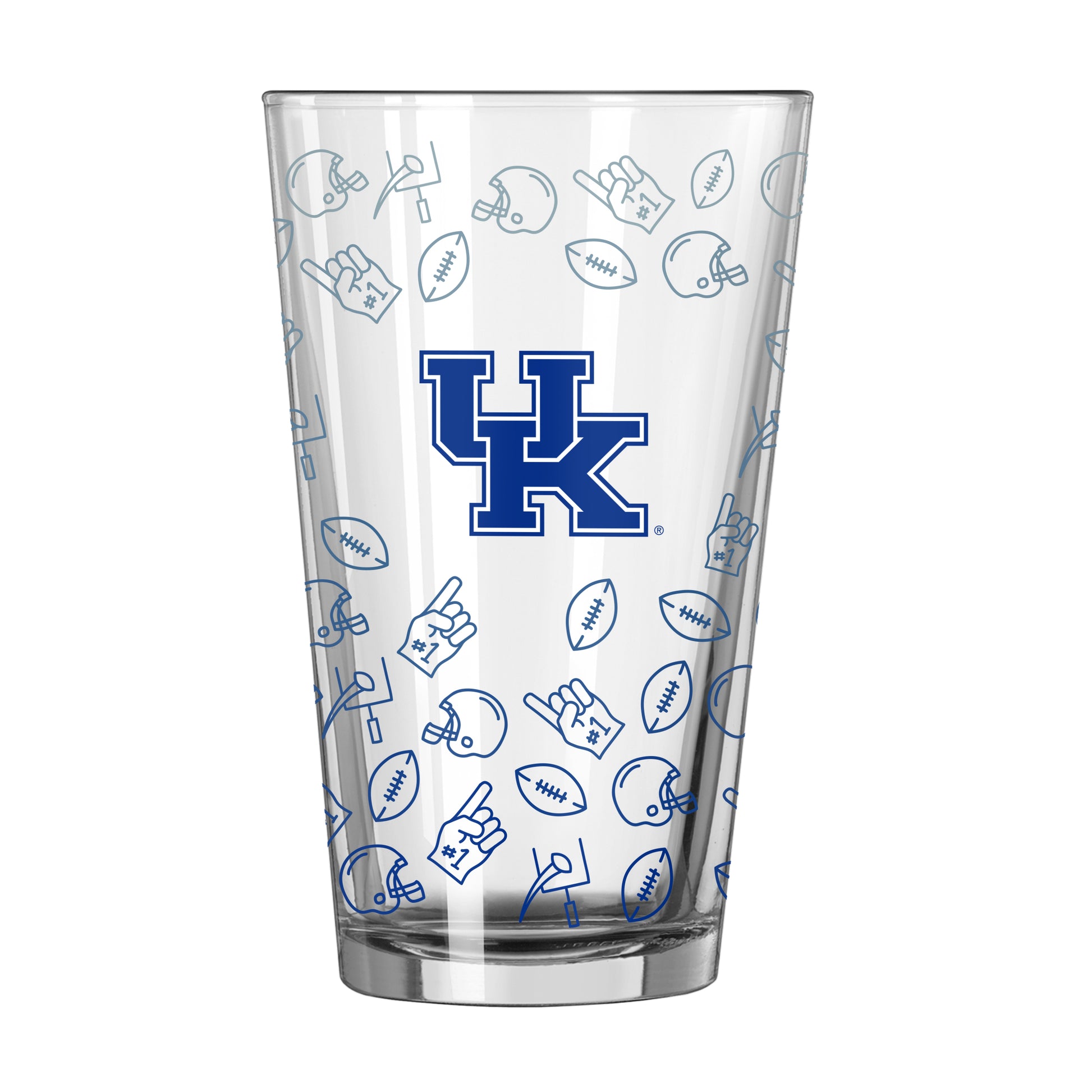 Kentucky 16oz Ombre Playmaker Pint Glass