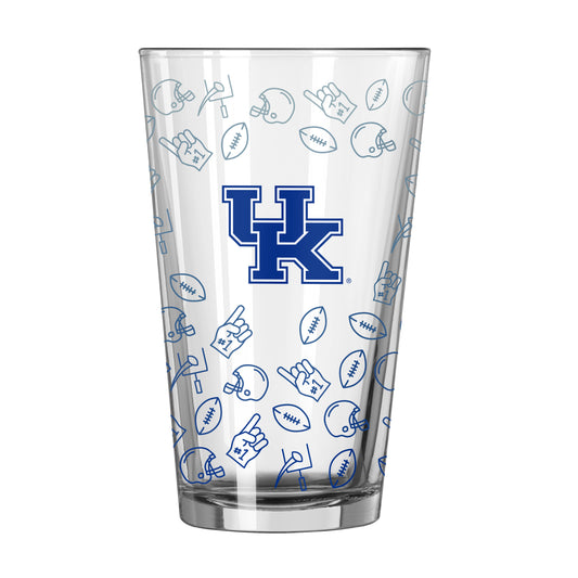 Kentucky 16oz Ombre Playmaker Pint Glass
