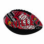 University of Louisville Mini Abstract Size Rubber Footballl
