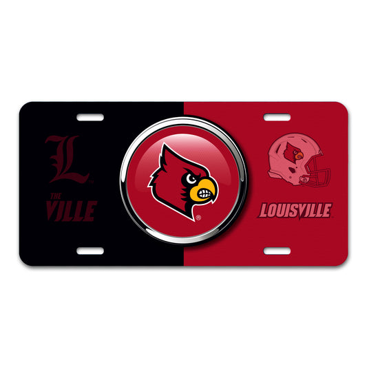 University of Louisville Embossed Metal License Plate