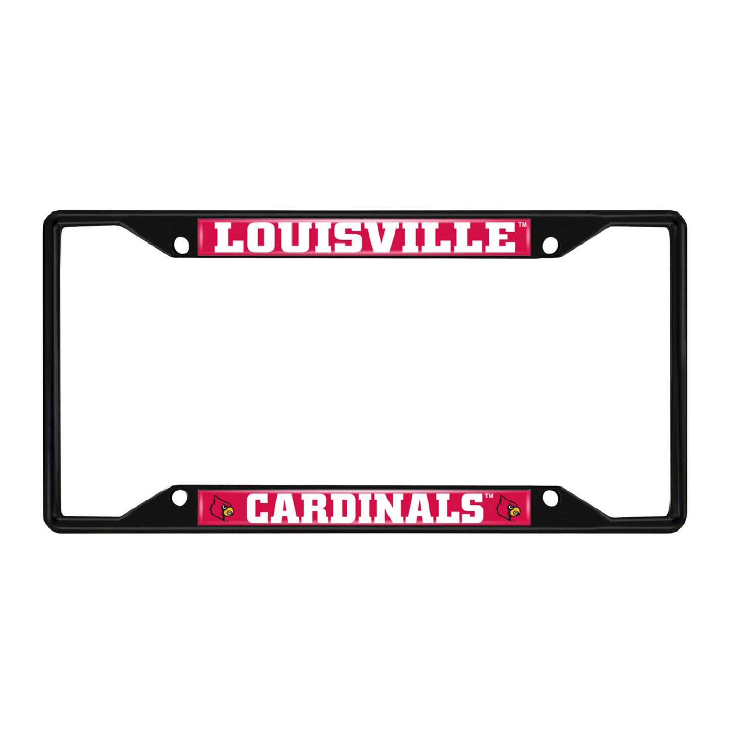 University of Louisville Black License Plate Frame