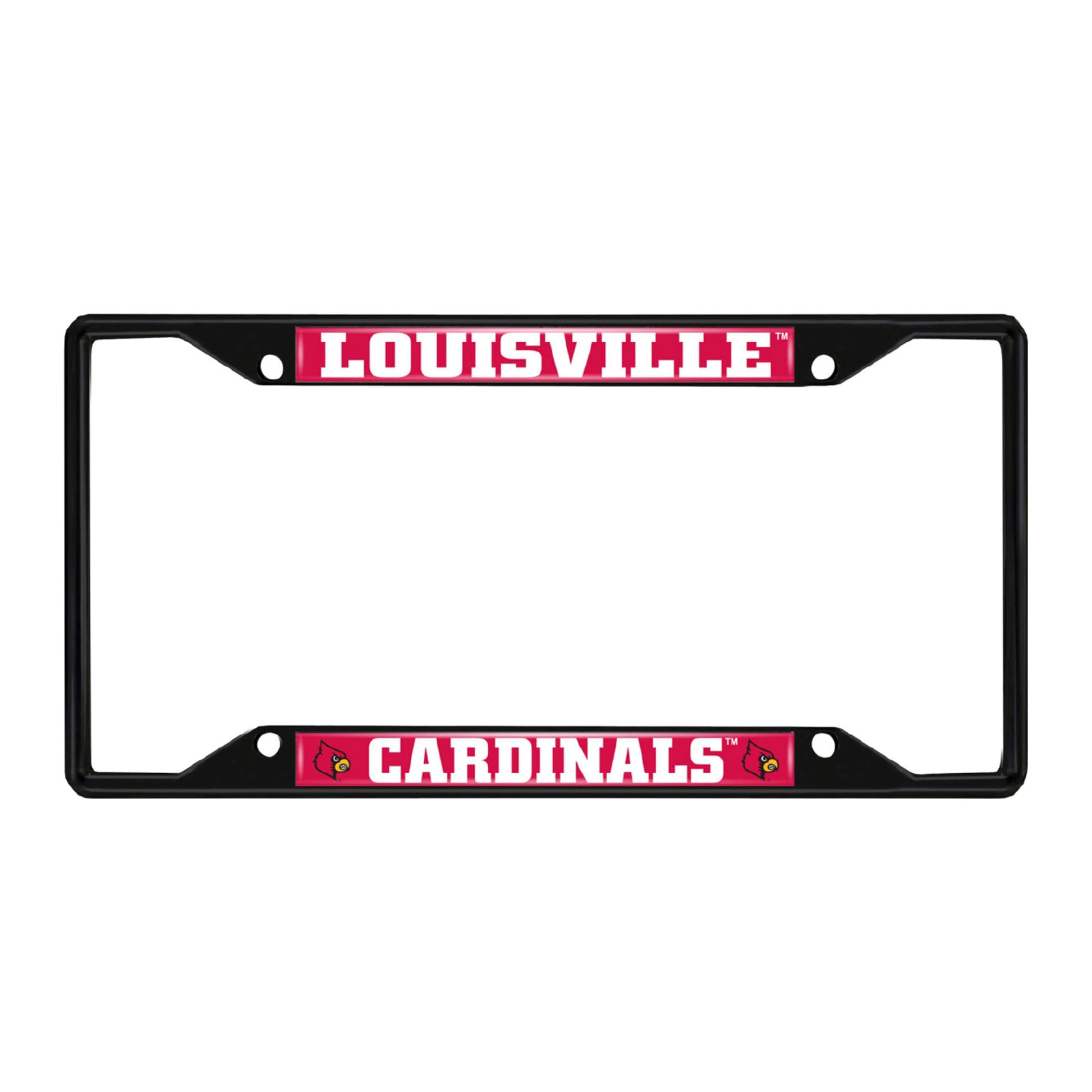 University of Louisville Black License Plate Frame