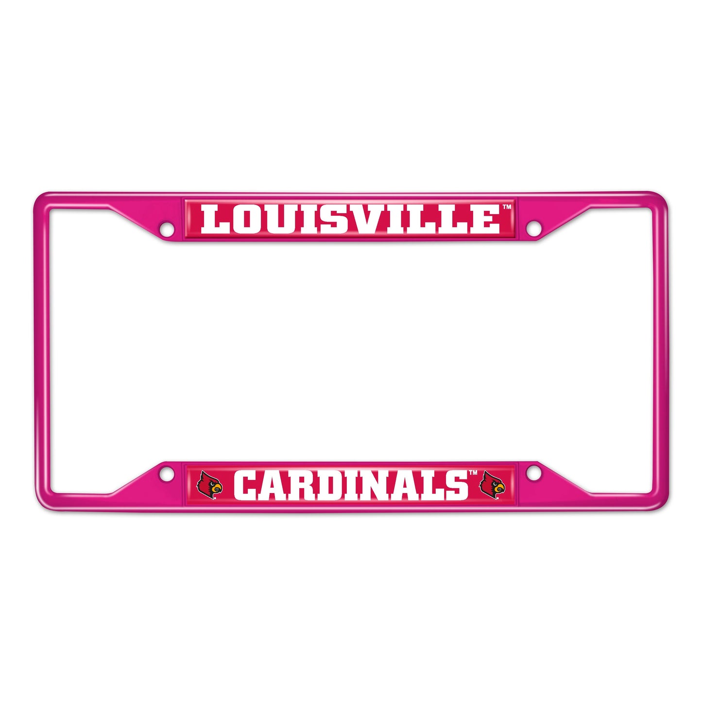 University of Louisville-Pink License Plate Frame