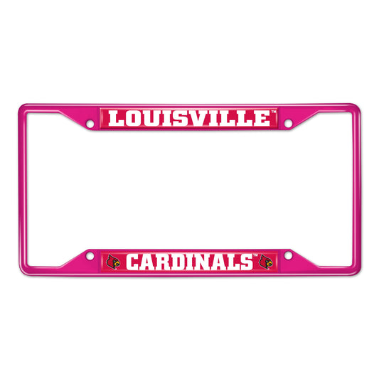 University of Louisville-Pink License Plate Frame