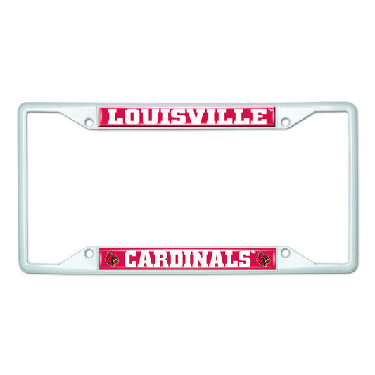 University of Louisville-White License Plate