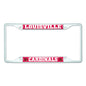 University of Louisville-White License Plate