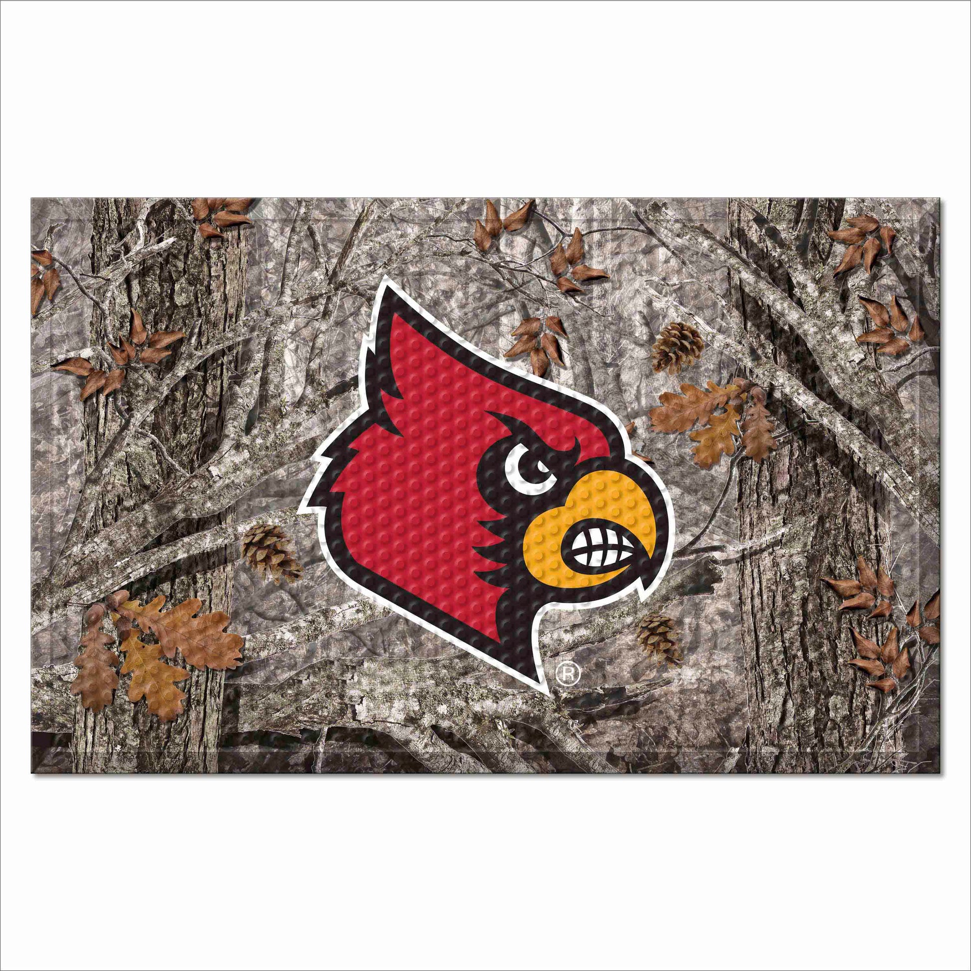 University of Louisville Camo Scraper Mat