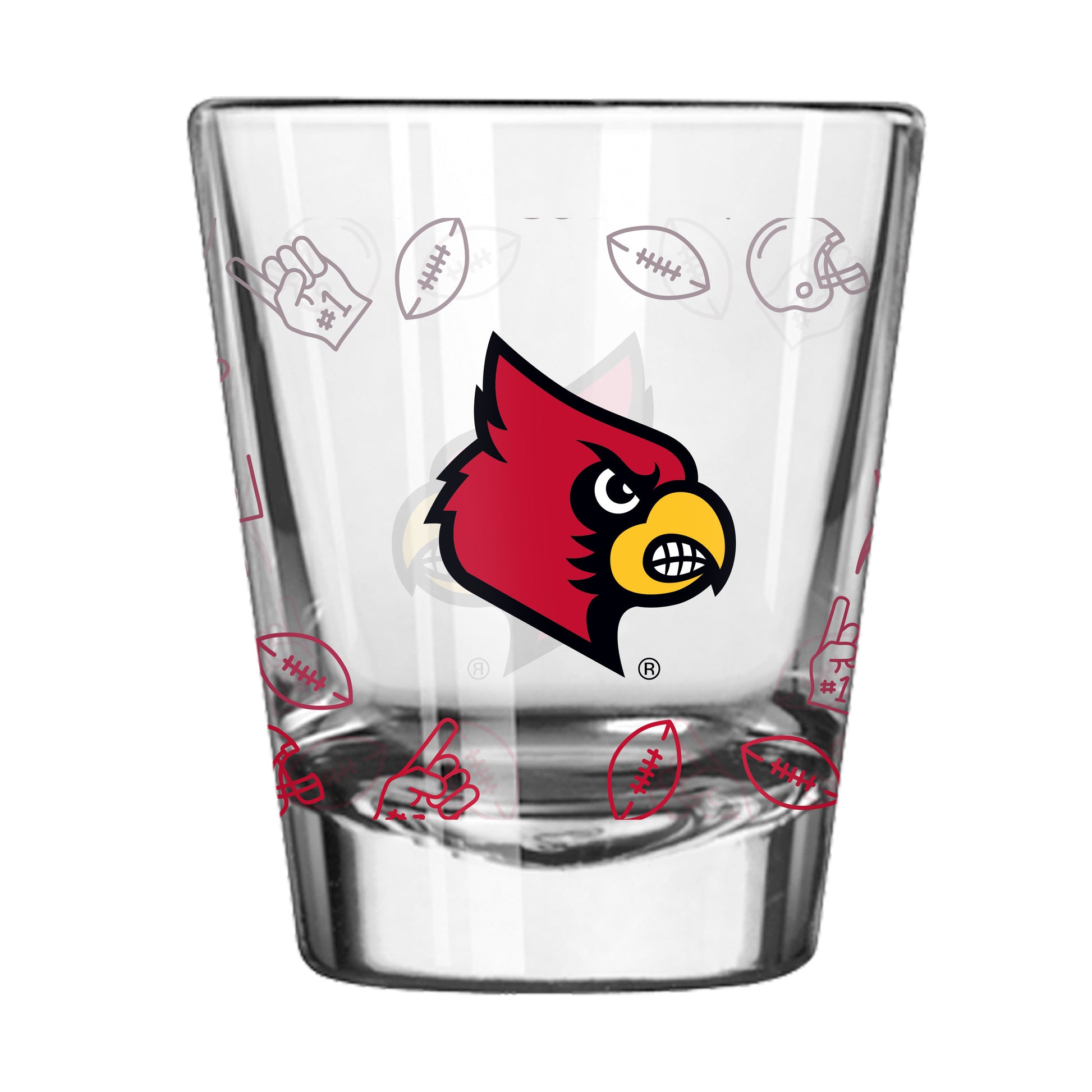 Louisville 2oz Ombre Playmaker Shot Glass