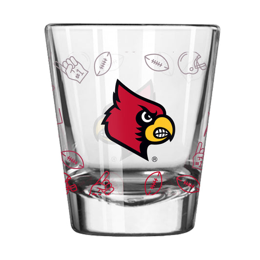 Louisville 2oz Ombre Playmaker Shot Glass