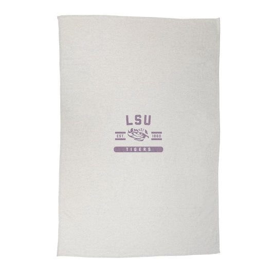 LSU Sublimated Sweatshirt Blanket