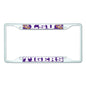 LSU White License Plate Frame