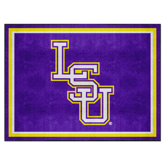 LSU Area Rug 8x10